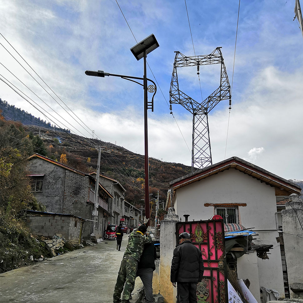 2018年黑水太阳能路灯工程